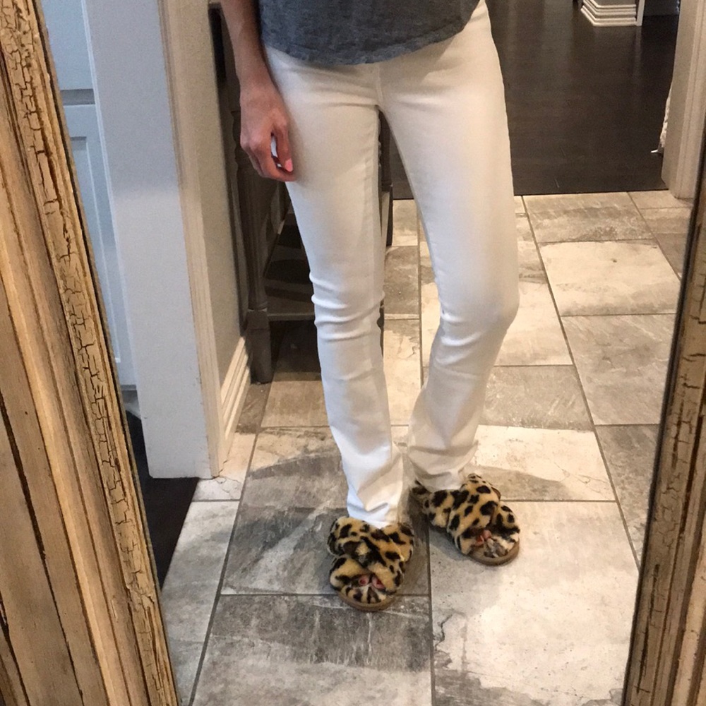 Abercrombie white jeans